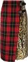 Roberto Cavalli Midi-rok met gemixte print Rood - Thumbnail 1