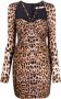 Roberto Cavalli Mini-jurk met luipaardprint Beige - Thumbnail 1