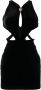 Roberto Cavalli Mini-jurk met plakkaat Zwart - Thumbnail 1