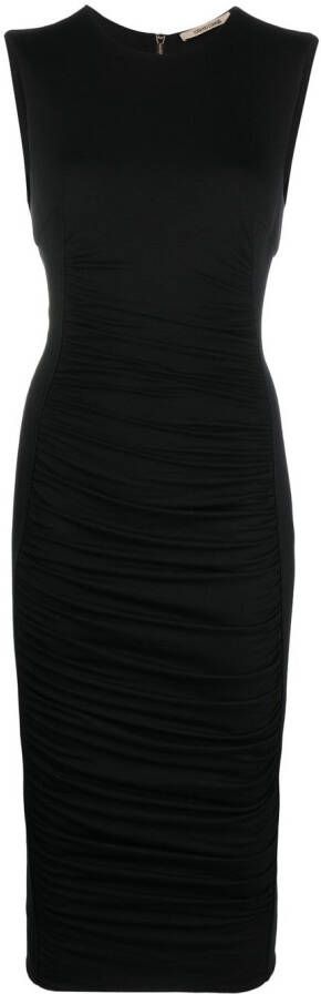 Roberto Cavalli Mouwloze midi-jurk Zwart