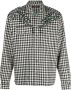 Roberto Cavalli Overhemd met gingham ruit Zwart - Thumbnail 1