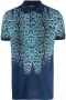 Roberto Cavalli Overhemd met luipaardprint Blauw - Thumbnail 1