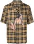 Roberto Cavalli Overhemd met print Beige - Thumbnail 1