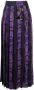 Roberto Cavalli Maxi-rok met pythonprint Paars - Thumbnail 1