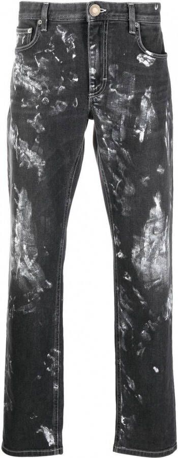 Roberto Cavalli Straight jeans Zwart