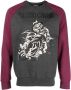 Roberto Cavalli Sweater met grafische print Grijs - Thumbnail 1