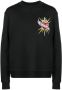 Roberto Cavalli Sweater met grafische print Zwart - Thumbnail 1
