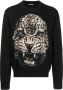 Roberto Cavalli Sweater met luipaardprint Zwart - Thumbnail 1