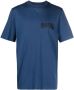Roberto Cavalli T-shirt met geborduurd logo Blauw - Thumbnail 1