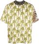 Roberto Cavalli T-shirt met luipaardprint Beige - Thumbnail 1