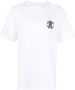 Roberto Cavalli T-shirt met monogram Wit - Thumbnail 1