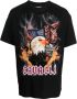 Roberto Cavalli T-shirt met print Zwart - Thumbnail 1