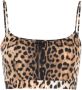 Roberto Cavalli Top met luipaardprint Beige - Thumbnail 1