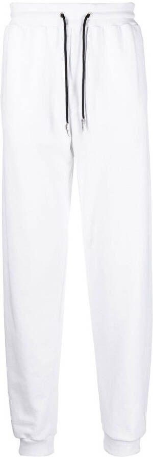 Roberto Cavalli Trainingsbroek met logoprint Wit