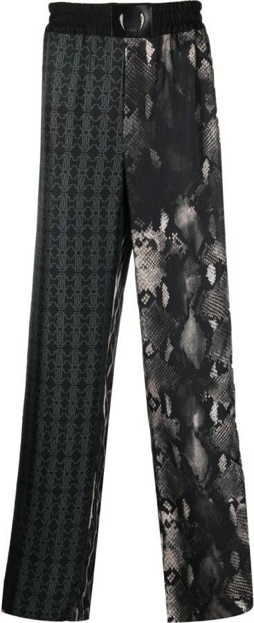 Roberto Cavalli Trainingsbroek met print Zwart