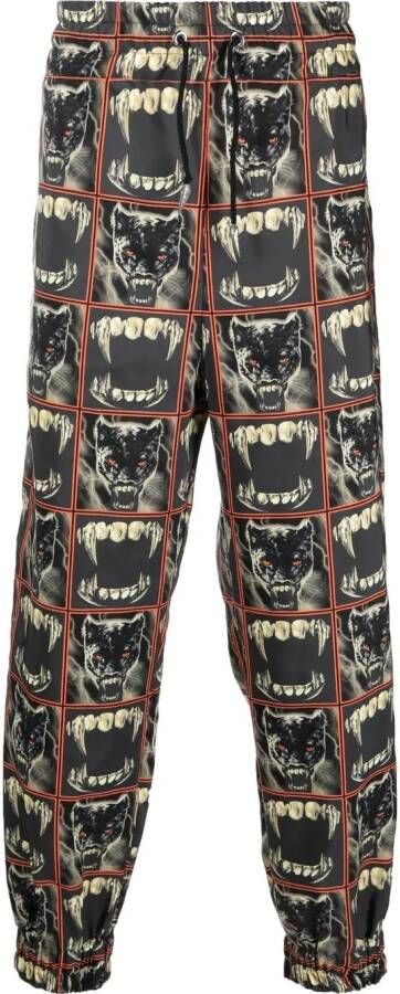 Roberto Cavalli Trainingsbroek met print Zwart