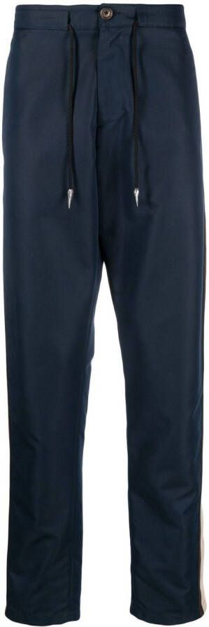Roberto Cavalli Trainingsbroek met zijstreep Blauw