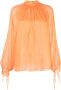 Roberto Cavalli Zijden blouse Oranje - Thumbnail 1