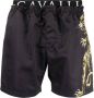 Roberto Cavalli Zwembroek met logoband Zwart - Thumbnail 1
