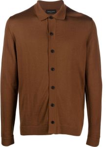 Roberto Collina button-down knit shirt Bruin