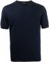 Roberto Collina Fijngebreid T-shirt Blauw - Thumbnail 1