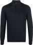 Roberto Collina longsleeved polo shirt Blauw - Thumbnail 1