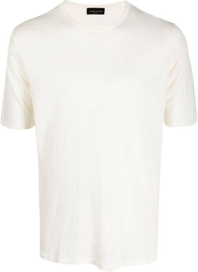 Roberto Collina round-neck T-shirt Beige