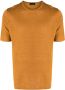 Roberto Collina Linnen T-shirt Oranje - Thumbnail 1