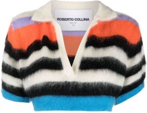 Roberto Collina Cropped blouse Wit
