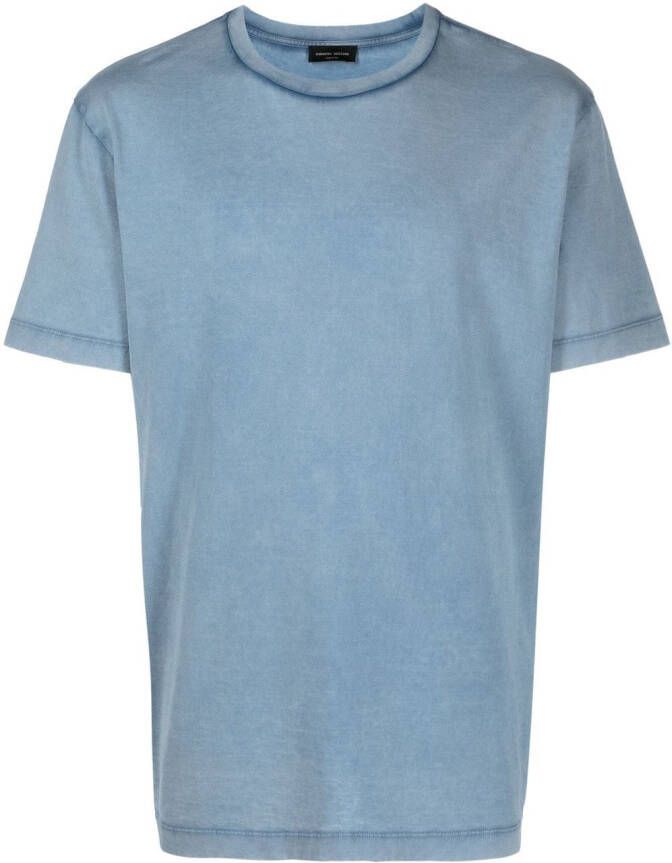 Roberto Collina Verwassen T-shirt Blauw