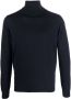 Roberto Collina Wollen coltrui Blauw - Thumbnail 1