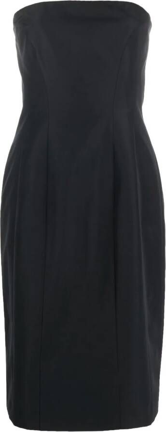 Rochas Strapless jurk Zwart