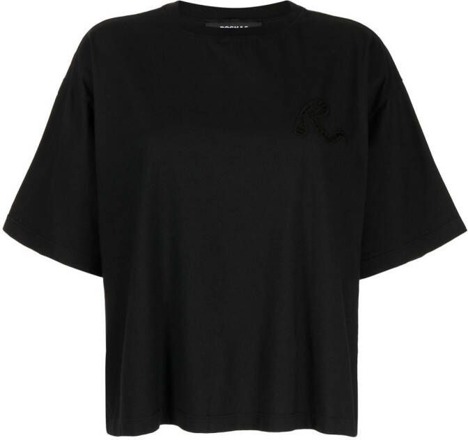 Rochas T-shirt met ronde hals Zwart