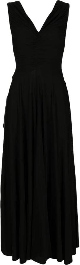 Rochas Mouwloze jurk Zwart