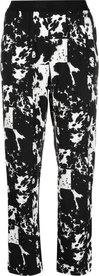 Rodebjer Broek met print Zwart