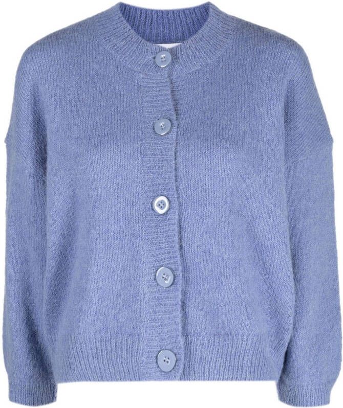 Rodebjer Button-up vest Blauw
