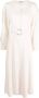 Rodebjer Midi-jurk met ceintuur Beige - Thumbnail 1