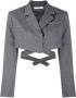 Rokh Cropped blazer Grijs - Thumbnail 1