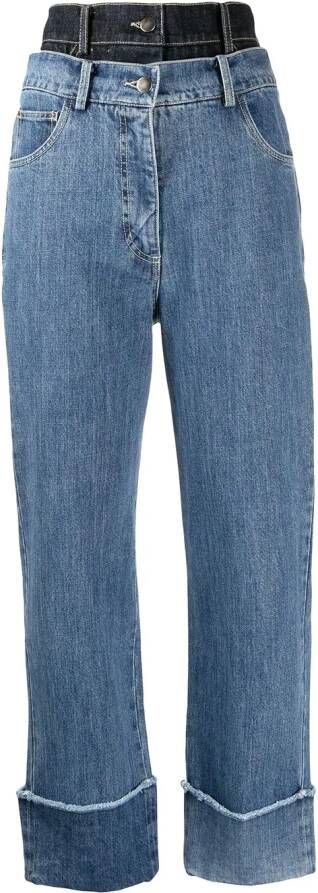 Rokh Gelaagde jeans Blauw