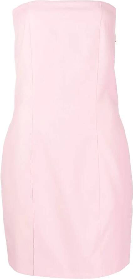 Rokh Mini-jurk met open rug Roze