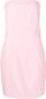 Rokh Mini-jurk met open rug Roze - Thumbnail 1