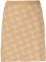 Rokh Rok met monogramprint Beige - Thumbnail 1