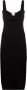 Roland Mouret Uitgesneden midi-jurk Zwart - Thumbnail 1