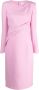 Roland Mouret Gedrapeerde midi-jurk Paars - Thumbnail 1