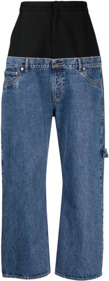ROMEO HUNTE Hybrid Sag jeans met wijde pijpen Zwart
