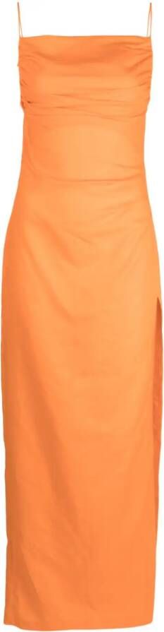 Ronny Kobo Midi-jurk Oranje