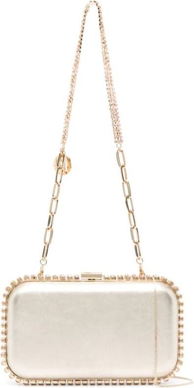 Rosantica Clio clutch met kristallen Goud