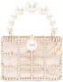 Rosantica Holli mini-tas verfraaid met parel Goud - Thumbnail 1