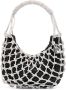 Rosantica Nodi metallic shopper Zwart - Thumbnail 1