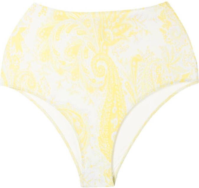 Roseanna Bikinislip met paisley-print Wit